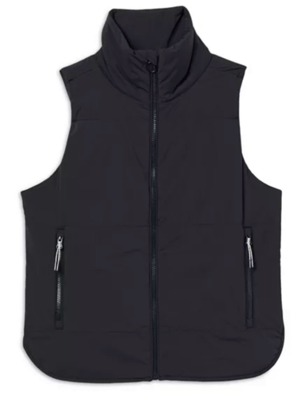 VUORI Women’s Canyon Insulated Vest Full Zip Black Primaloft Puffer Size L